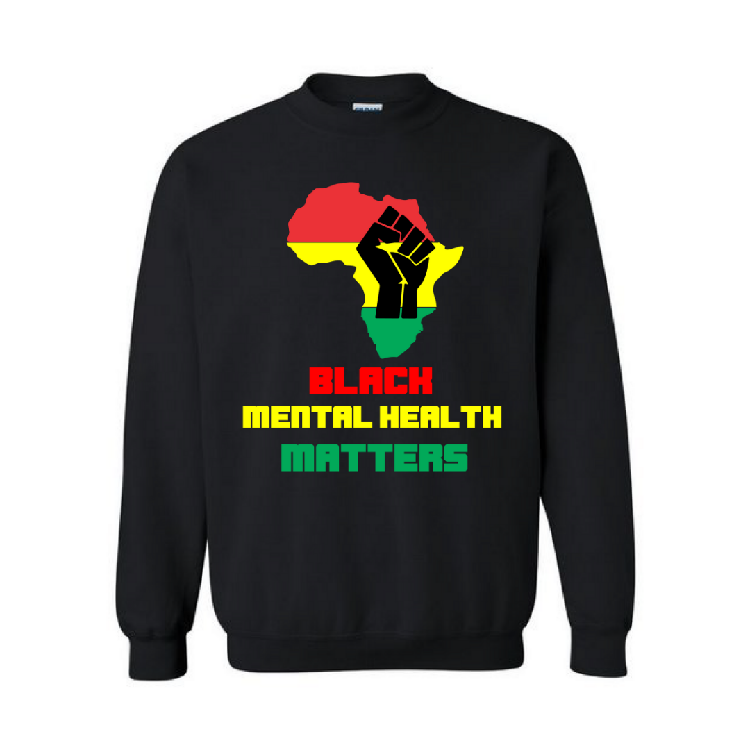 Black Mental Health Matters Crewneck